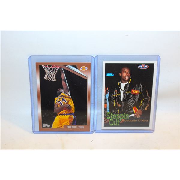 (2) SHAQUILLE O'NEAL COLLECTOR BASKETBALL