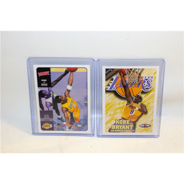 (2) KOBE BRYANT COLLECTOR BASKETBALL CARDS