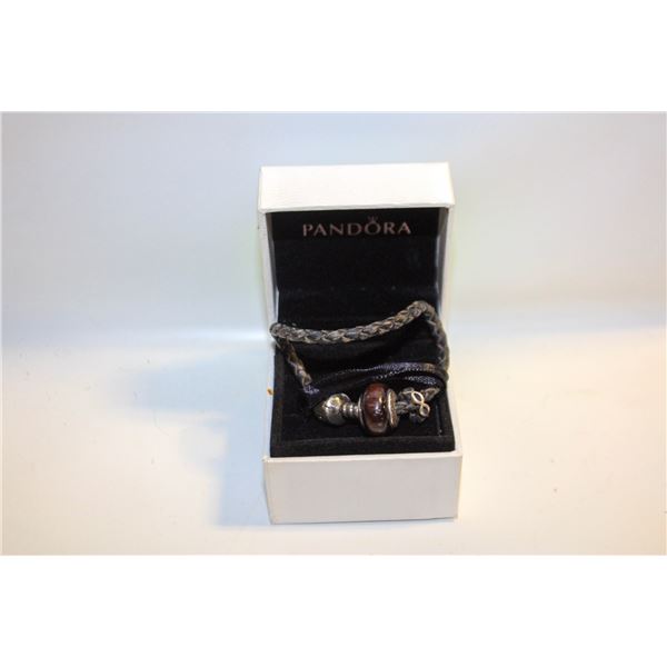 PANDORA ROPE BRACELET+925 CHARMS IN PANDORA BOX