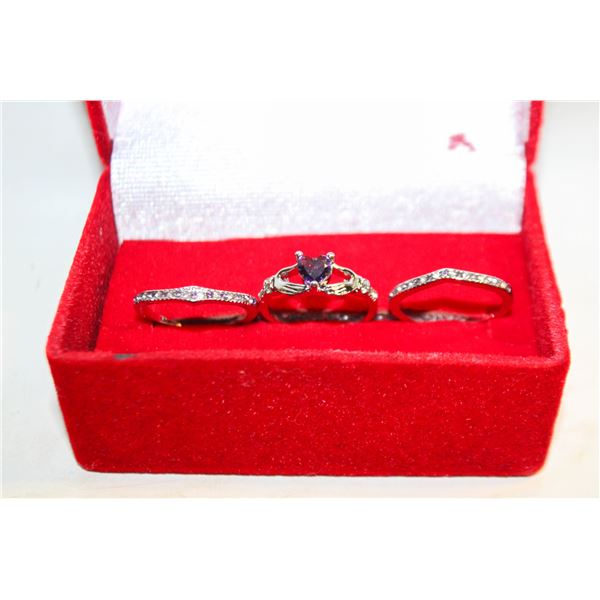 NEW 3PCS/SET RING SET SZ9