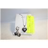 Image 1 : NEW JEWELRY DISPLAY W/ NEW NECKLACE AND EARRINGS