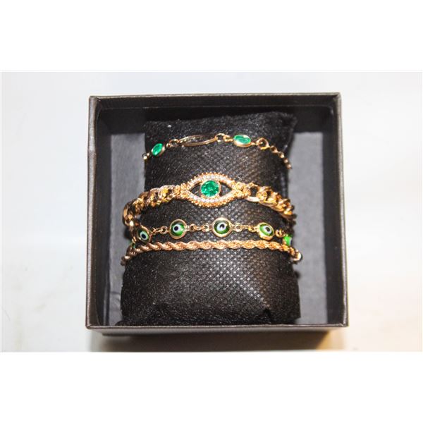 NEW MOON STONES 4 BRACELETS