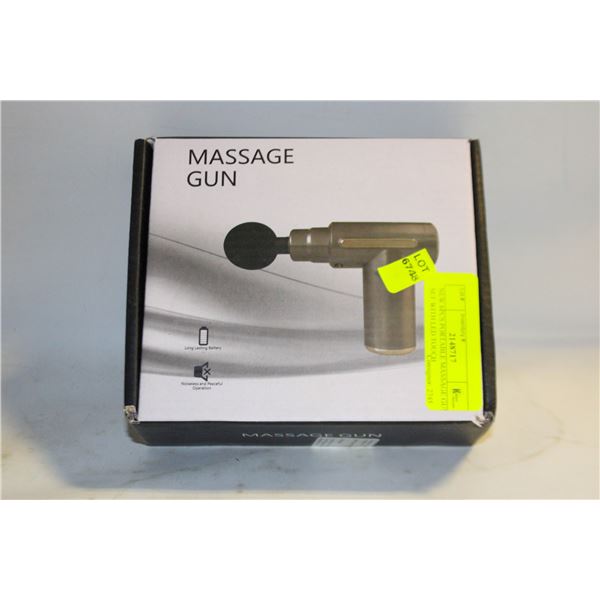 NEW 6PCS PORTABLE MASSAGE GUN SET WITH LED TOUCH