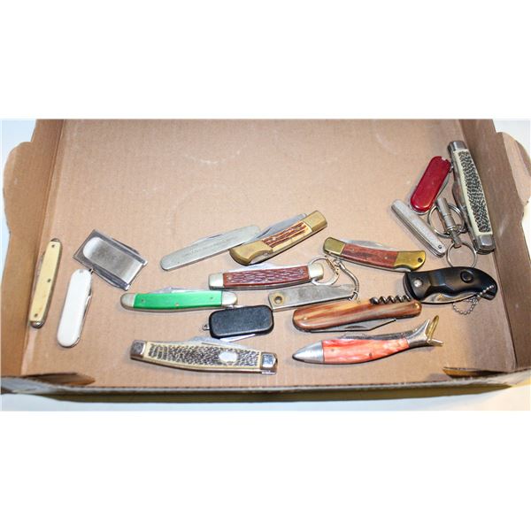 LOT OF ASSORTED KNIVES