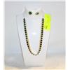 Image 1 : NEW JEWELRY DISPLAY W/ NEW NECKLACE AND EARRINGS