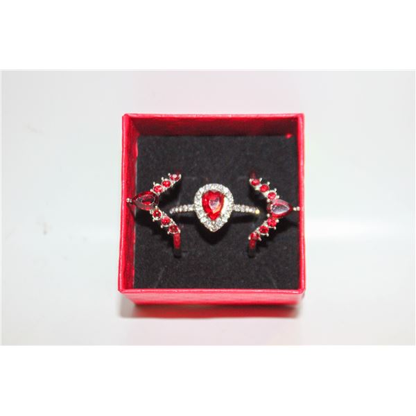 NEW 3PCS/SET RING SET SZ10