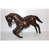 Image 1 : LARGE VINTAGE LEATHER HORSE FIGURE