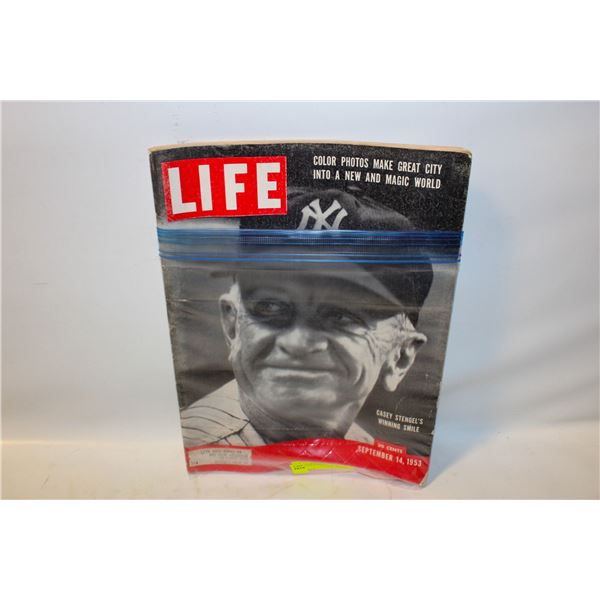 LIFE 1953 CASEY STENGEL'S WINNING SMILE