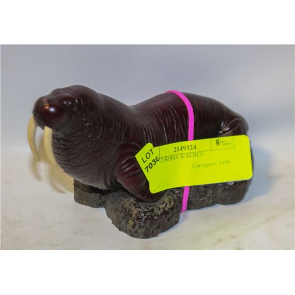 CARVED BOMA WALRUS
