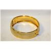Image 1 : ESTATE GERMAN GOLD TONE BRACELET WITH CLIP