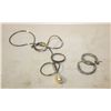 Image 1 : 925 SILVER 9.0 GRAM EARRINGS & NECKLACE-ESTATE