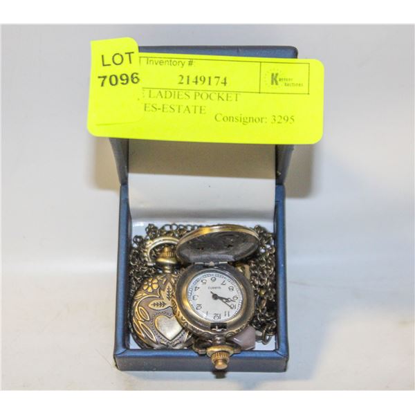 ESTATE LADIES POCKET WATCHES-ESTATE