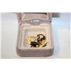 Image 1 : YUKON GOLD NUGGET VINTAGE EARRINGS IN BOX-ESTATE