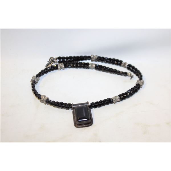 925 SILVER WITH BLACK ONYX VINTAGE