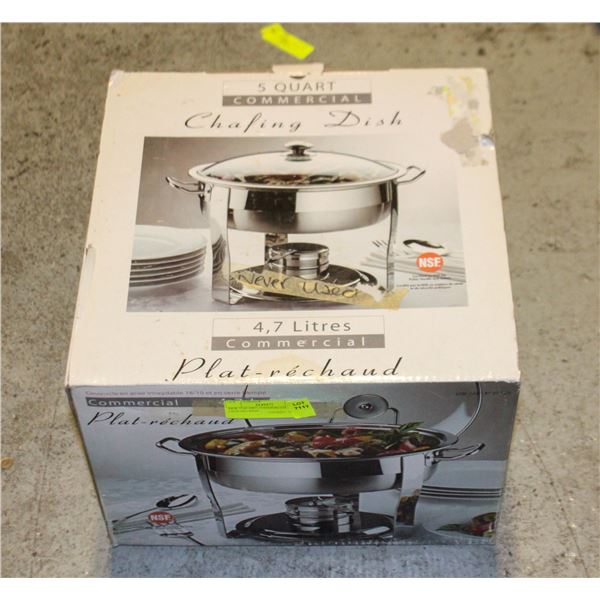 NEW 5 QUART COMMERCIAL CHAFING DISH