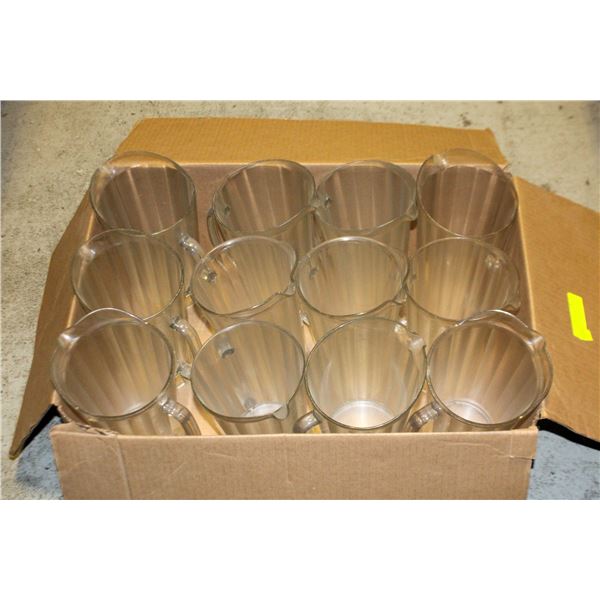 12 PLASTIC BEER PITCHERS
