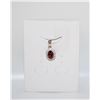 Image 1 : #126-NATURAL GARNET & CZ   PENDANT