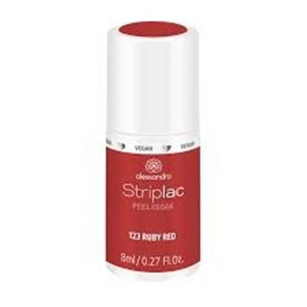8ML ALESSAN STRIPLAC 123 RUBY RED
