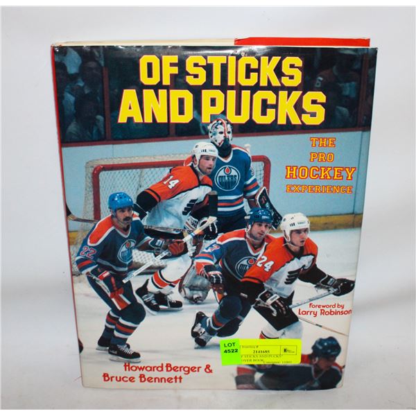 1985 "OF STICKS AND PUCKS" HARDCOVER BOOK