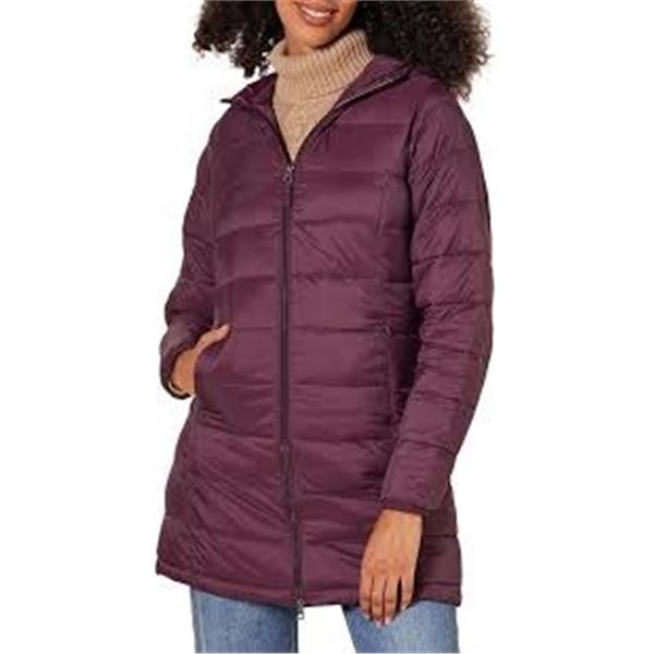 NEW AMAZON ESSENTIALS LARGE PURPLE JACKET