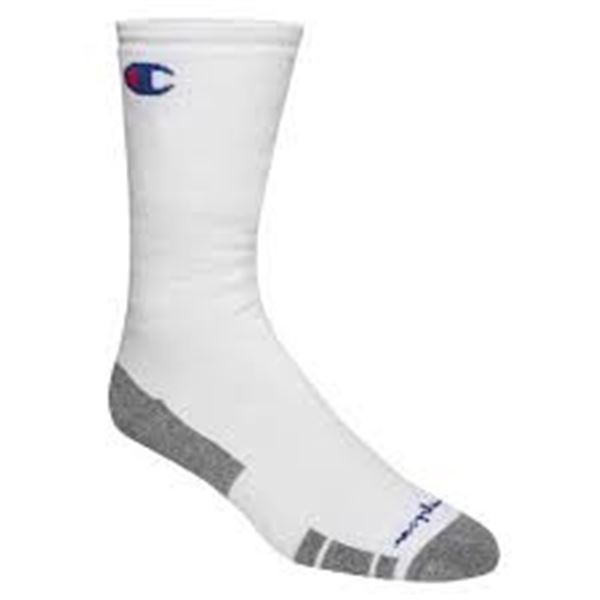 NEW 2 PAIRS OF CHAMPION SOCKS WHITE