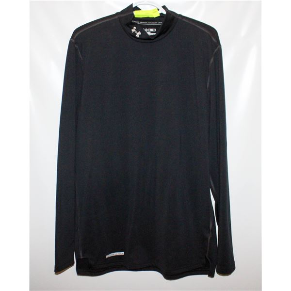 MENS BLACK LONGSLEEVE UNDER ARMOUR SZ XL