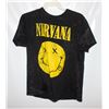Image 1 : NIRVANA SHIRT SZ L BLACK AND YELLOW