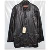 Image 1 : DANIER MEN'S BLACK LEATHER JACKET SZ SMALL