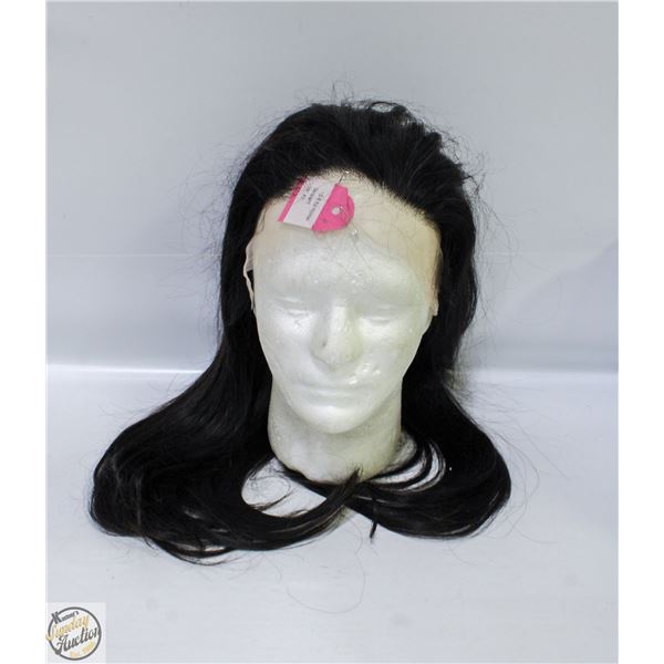 100% HUMAN HAIR STRAIGHT FULL FRONTAL WIG 26"
