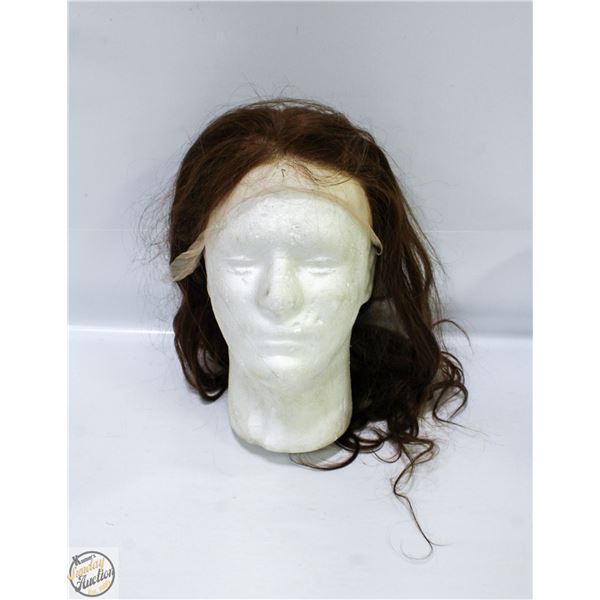 100% HUMAN HAIR SOFT CURL FULL FRONTAL 22" WIG