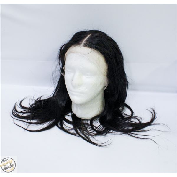 100% HUMAN HAIR STRAIGHT FULL FRONTAL 22" WIG