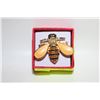 Image 1 : NEW BEE BROOCH AMBER & BLACK