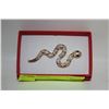 Image 1 : NEW SNAKE BROOCH GOLD TONE WITH