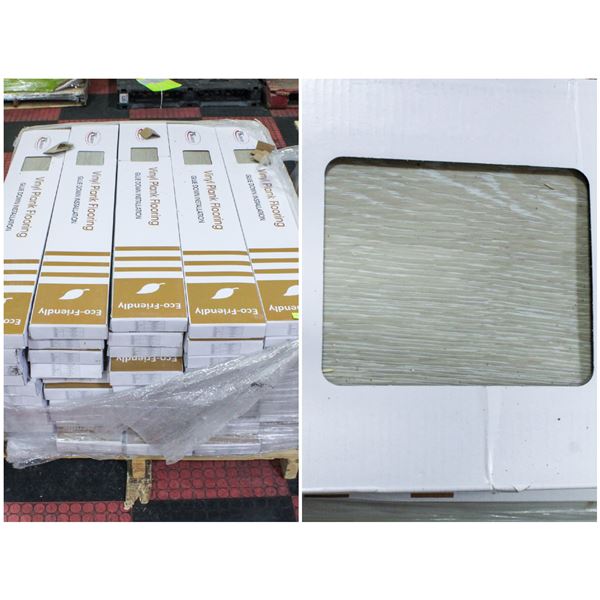 FEATURED: PALLETS OF VINYL GLUEDOWN FLOORING