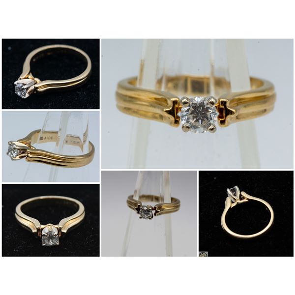 FEATURED: LADIES GOLD AND DIAMOND RING 14K