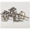 Image 2 : 14K 1.1G, NATURAL COLOR DIAMOND 1CT EARRINGS