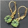 Image 1 : GOLD PLATED SILVER GREEN QUARTZ(1.8CT) GOLD