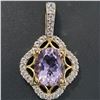 Image 1 : GOLD PLATED SILVER ROSE THE FRANCE CZ (2.1CT)