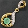 Image 1 : SILVER EMERALD WHITE TOPAZ(0.45CT)