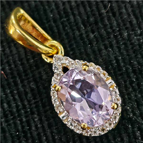 GOLD PLATED SILVER ROSE THE FRANCE(2.25CT) GOLD