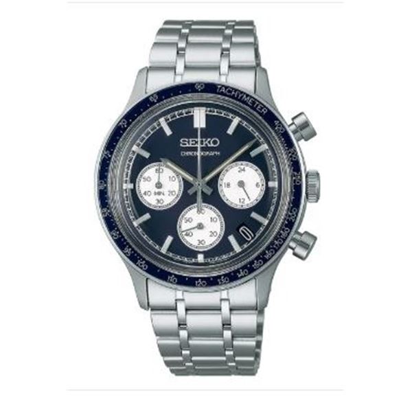 BRAND NEW SEIKO BLACK DIAL MEN'S WATCH