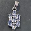 Image 1 : SILVER TANZANITE (1.35CT) RHODIUM PLATED