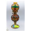 Image 1 : VINTAGE SAIL BOAT BRAND AMBER GLASS WITH