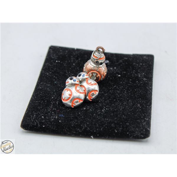 BB-8 DROID PENDANT AND EARRING SET