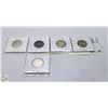 Image 2 : LOT OF SILVER 25 CENT COINS 1964-68