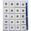 Image 2 : FULL PAGE CDN DIMES 1936-57 SILVER