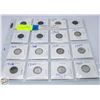 Image 1 : LOT OF 16 VARIOUS CDN 10 CENT INCLUDING