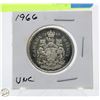 Image 1 : 1966 CDN SILVER 50 CENT COIN