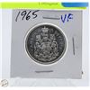 Image 1 : 1965 CDN SILVER 50 CENT COIN