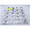 Image 1 : FULL PAGE COMMEMORATIVE CDN 25 CENT COINS